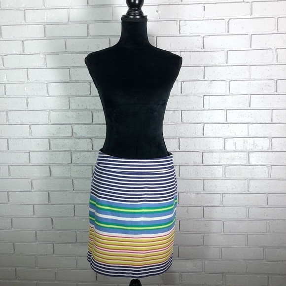 Ann Taylor Loft Women’s Striped Pencil Skirt - Picture 1 of 8